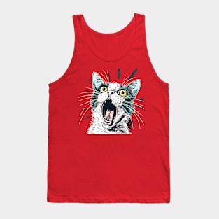 Shocked Cat Tank Top